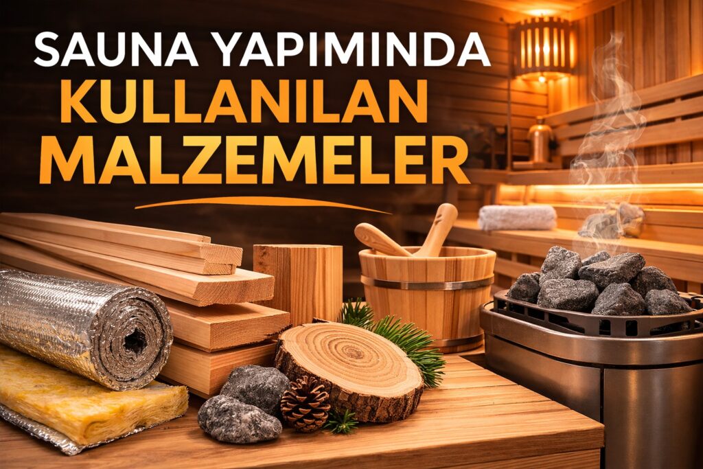 Sauna Yapımında Kullanılan Malzemeler